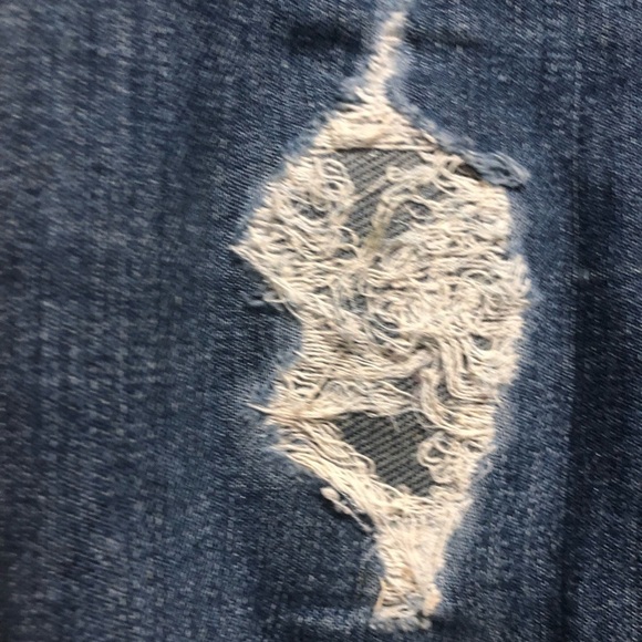 Free People button fly knee hole Jeans 28 - Picture 10 of 11